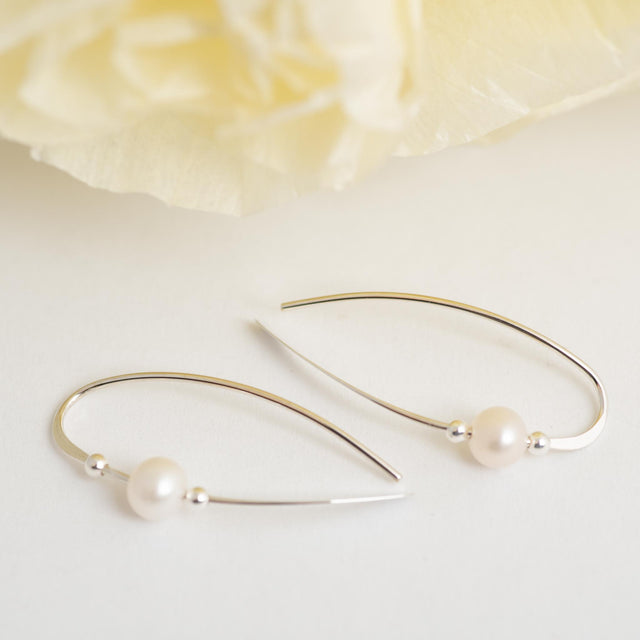 Pearl Sterling Silver Earring