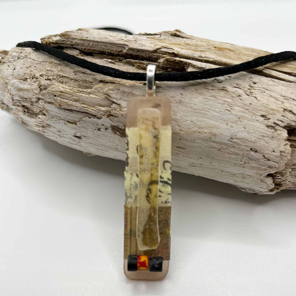 Black and Orange Necklace