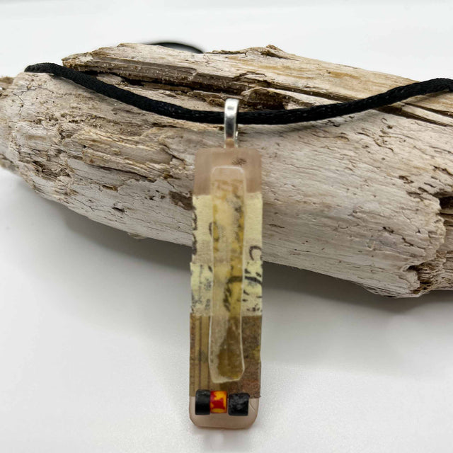 Black and Orange Necklace