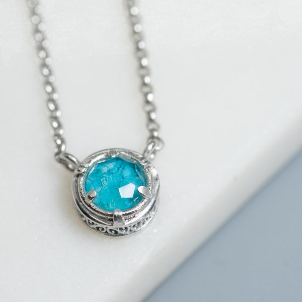 Chrysocolla Doublet Necklace