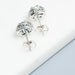 Hematite Doublet Post Earring
