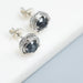 Hematite Doublet Post Earring