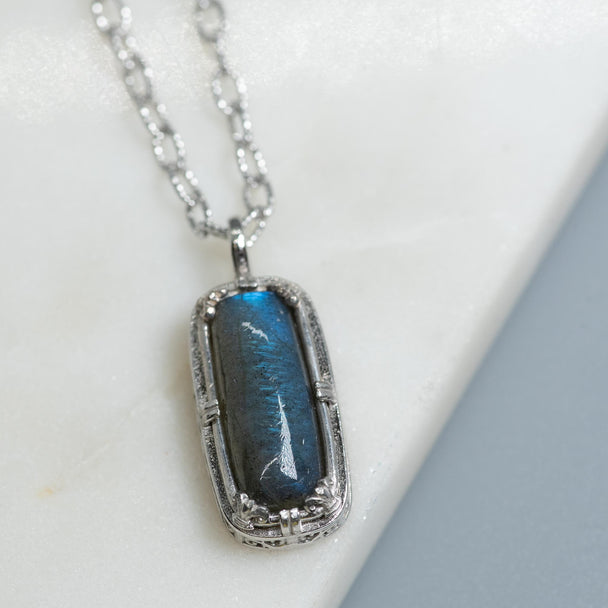 Labradorite Doublet Necklace
