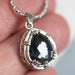 Hematite Teardrop Doublet Necklace