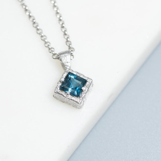 London Blue Topaz Necklace