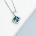 London Blue Topaz Doublet Necklace
