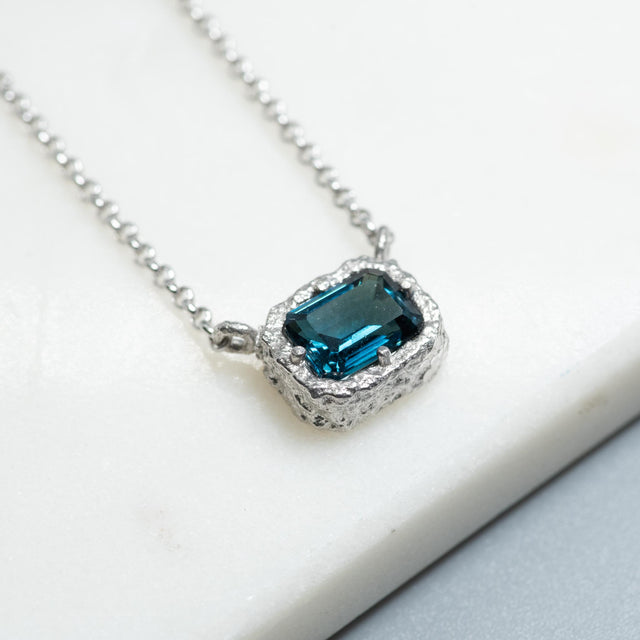 London Blue Topaz Necklace