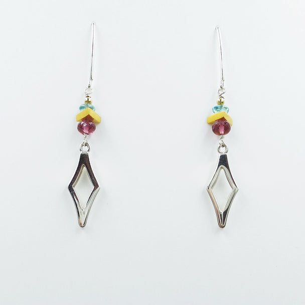 Rhodolite Garnet Earrings