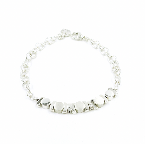 Silver Bead Bracelet