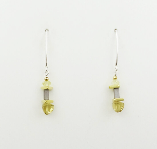 Honey Quartz Earrings