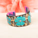 Tapered Flowers:Turquoise