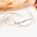 Mixed-Metal Overlap Figure-8 Bracelet