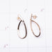 Teardrop Post Earrings Gold