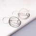Wrapped Wire Tangle Earrings Sterling Si
