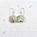 Wrapped Prehnite Earring