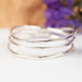 3-Wrap Sterling Silver Ring