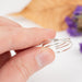 3-Wrap Sterling Silver Ring