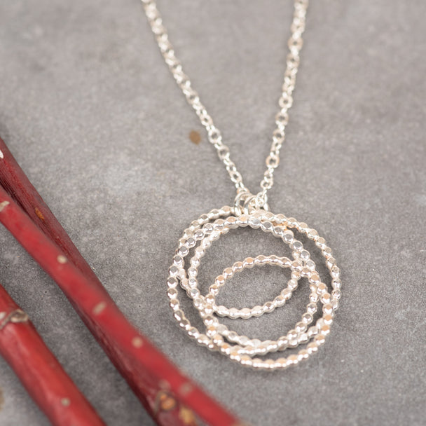 Dotted Galaxy Necklace, Alice Scott, sterling silver