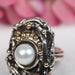Nesting Pearl Ring Size 7.5, Alicia Winalski, sterling silver, Plum Bottom Gallery