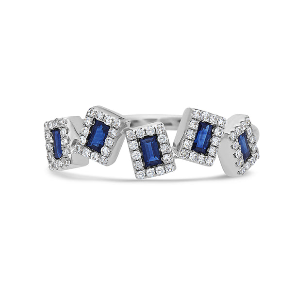 Sapphire and Diamond Ring