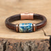 Bitterroot Leather Bracelet