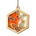 Butterflies Suncatcher Orange Swirl