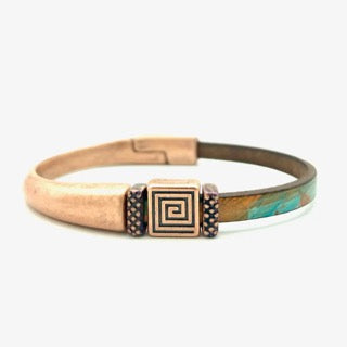 Canyon Square Coil Bracelet