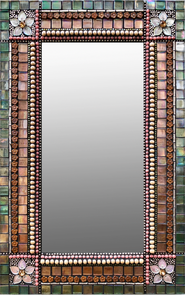 Coral Haze Rectangular Mirror