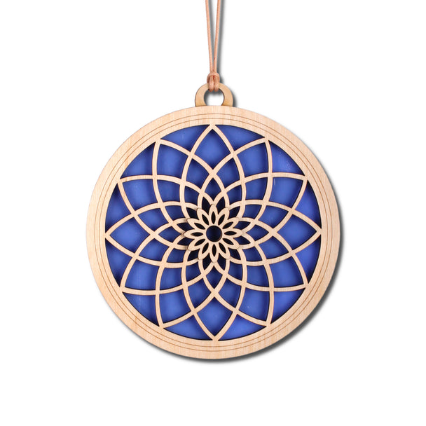 Periwinkle Dahlia Suncatcher
