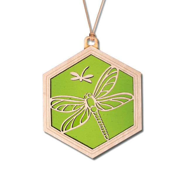 Dragonfly Suncatcher Lime Gree