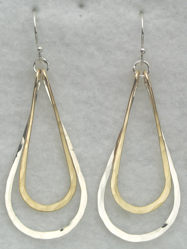 Dangling Teardrop Earrings