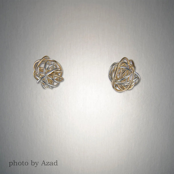 Small Tangled Post Earrings