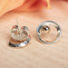 Small Circle Post Earrings