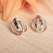 Wrapped Twist Post Earrings