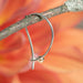 Small Hoop Earrings With 14K Gold Accent