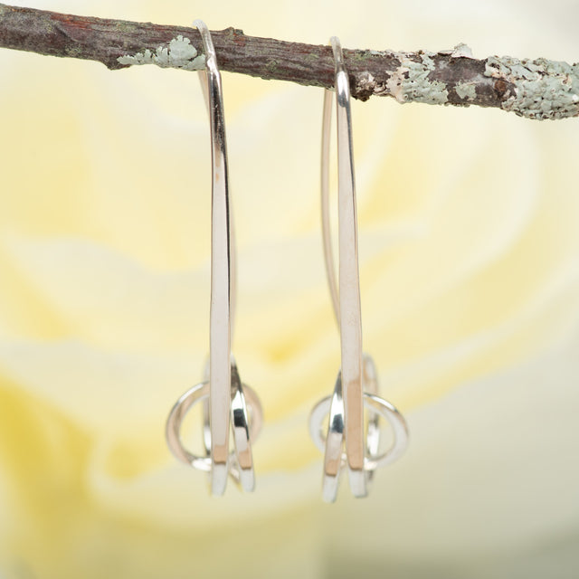 Long Knot Drop Earrings