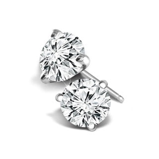 Natural Diamond Martini Studs