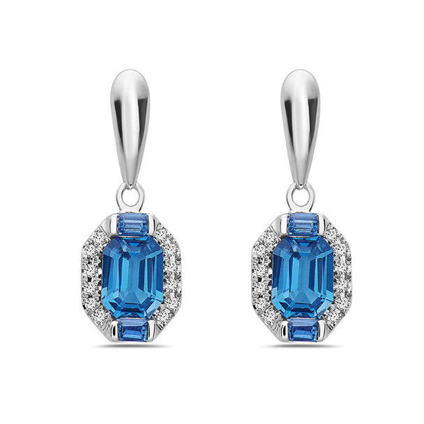 London Blue Topaz Earrings