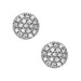 Diamond Circle Post Earrings