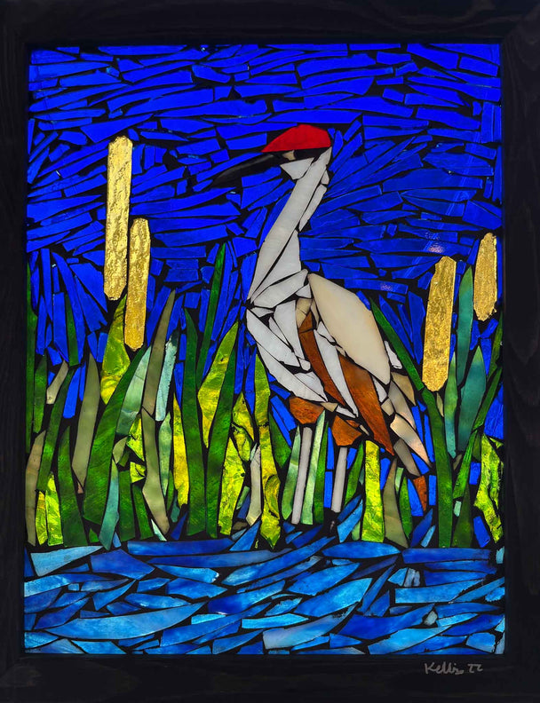 Waiting Mosaic Window