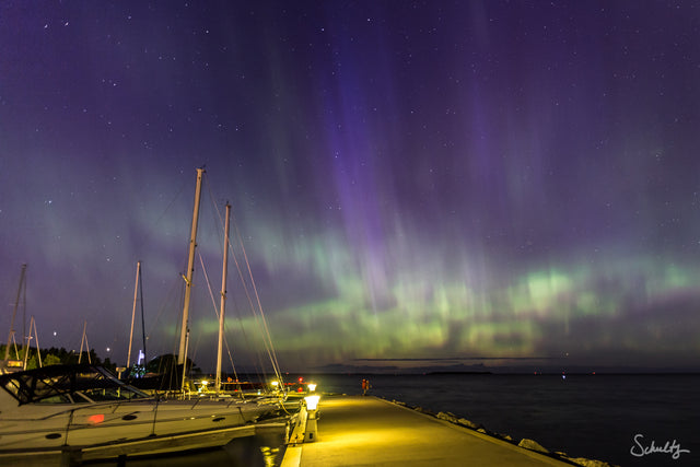 Fish Creek Marina Northern Lights