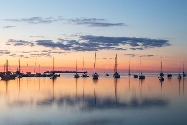 Fish Creek Marina Reflection