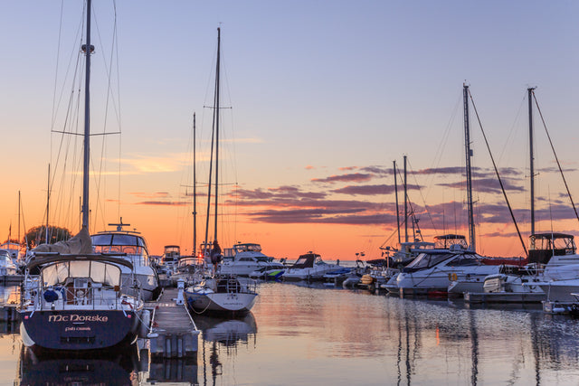 Fish Creek Marina Sunset