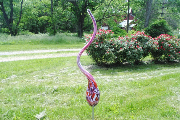 Small Flame Sculpture Mauve