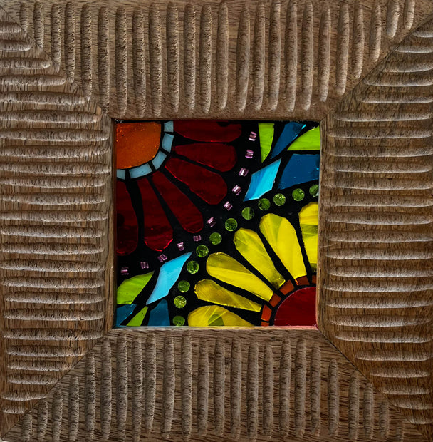 Flower Mosaic Window