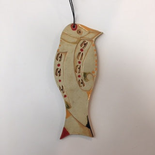 Orange Bird Ornament