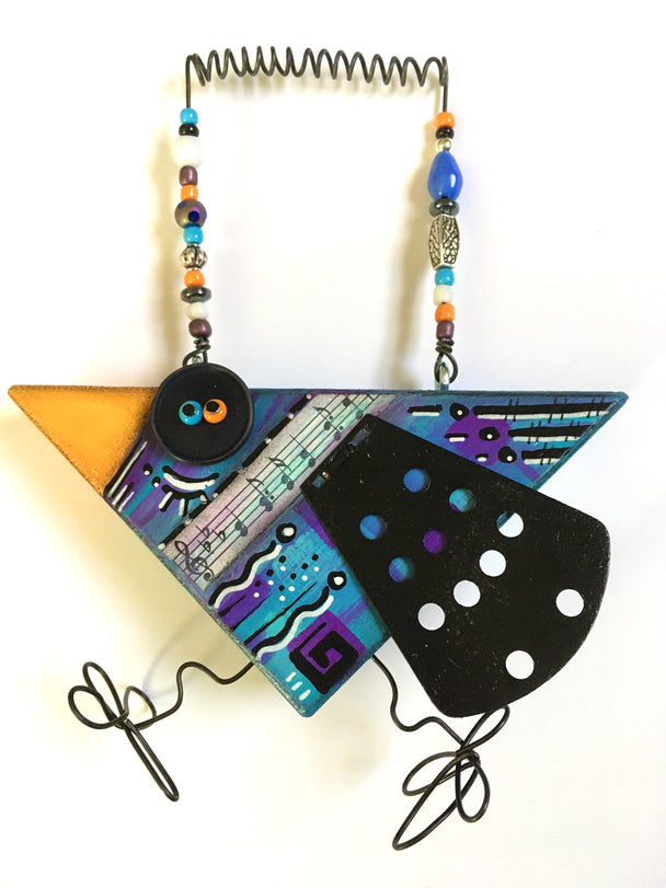 Lavender Dance Gooney Bird Ornament