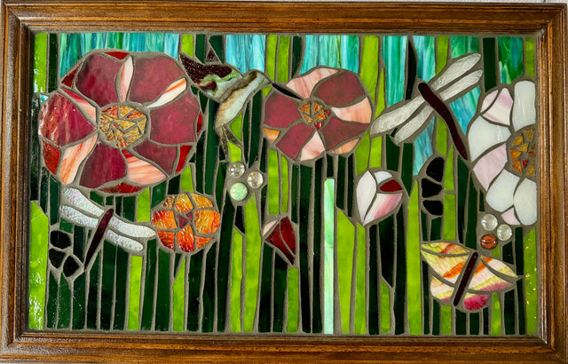 Garden Glory Mosaic Window