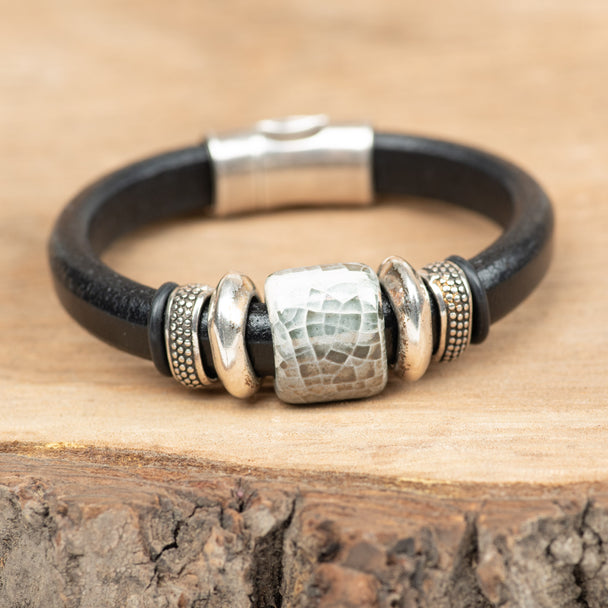 Glacier Leather Bracelet