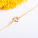 Open Circle With Banded Agate Necklace